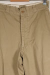 1970's Small Size U.S. Army Khaki Pants, used, used.
