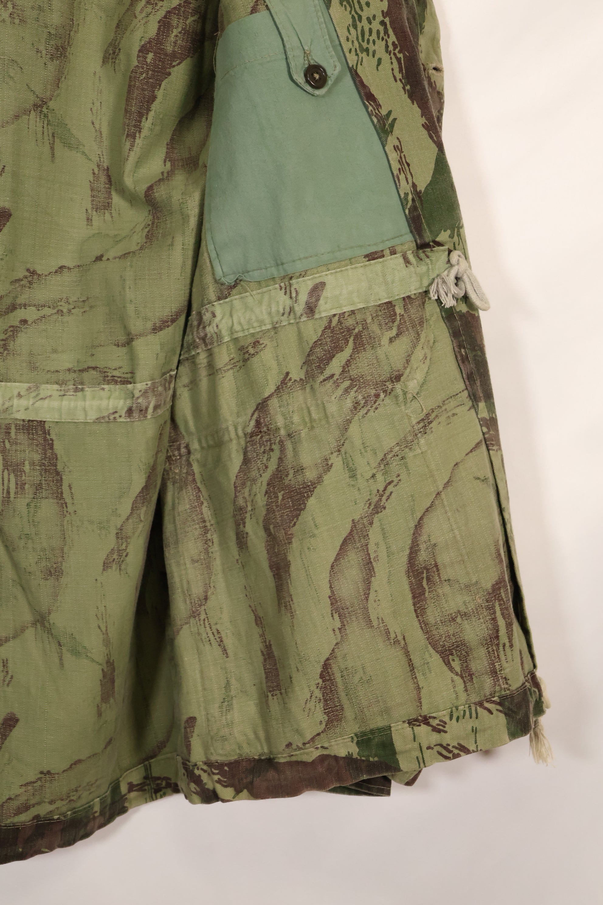 1960s-70s Portuguese Army Lizard Camouflage Combat Jacket, used.