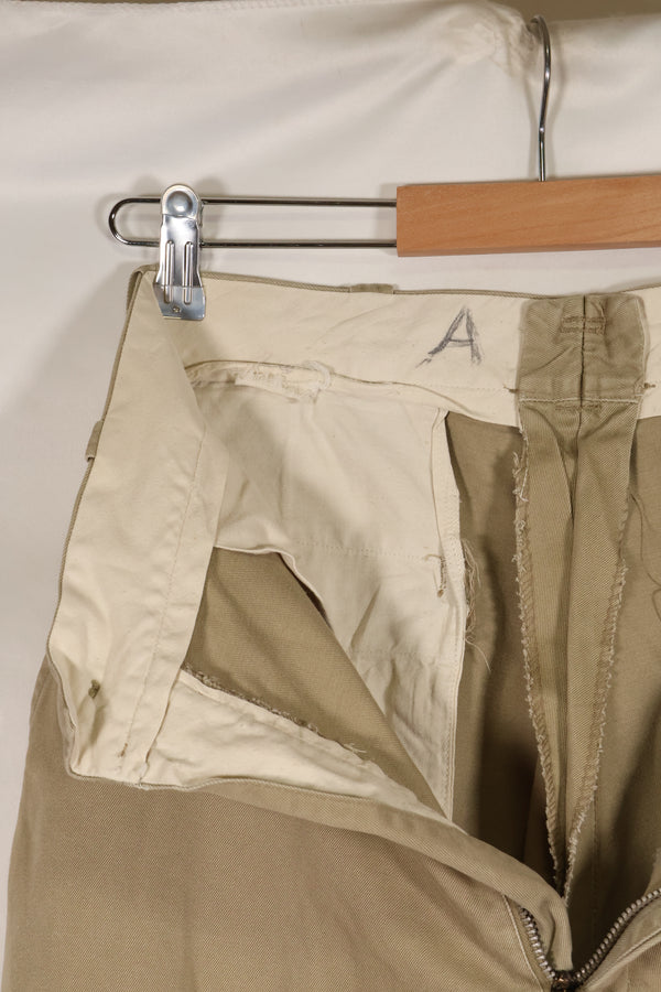 1970's Small Size U.S. Army Khaki Pants, used, used.
