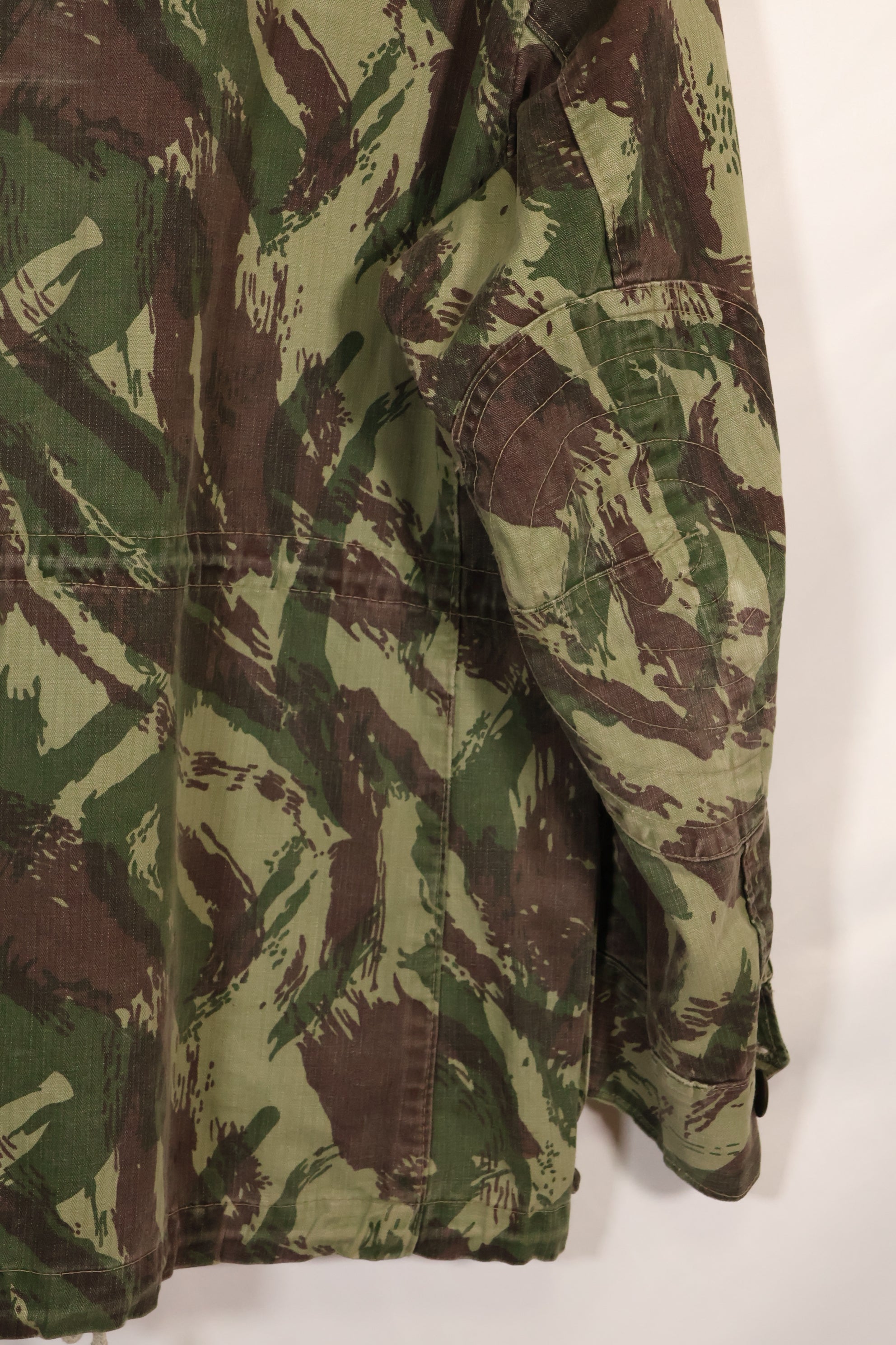 1960s-70s Portuguese Army Lizard Camouflage Combat Jacket, used.