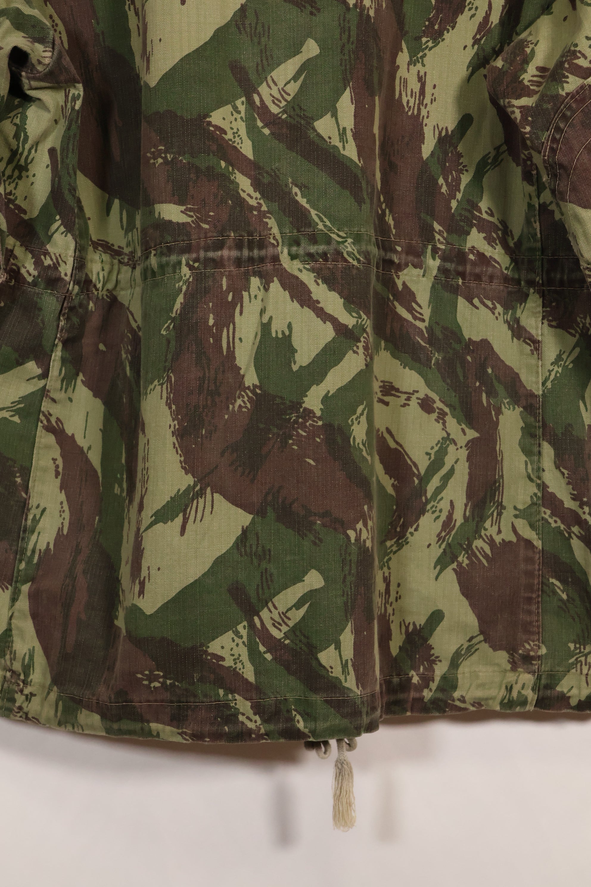 1960s-70s Portuguese Army Lizard Camouflage Combat Jacket, used.