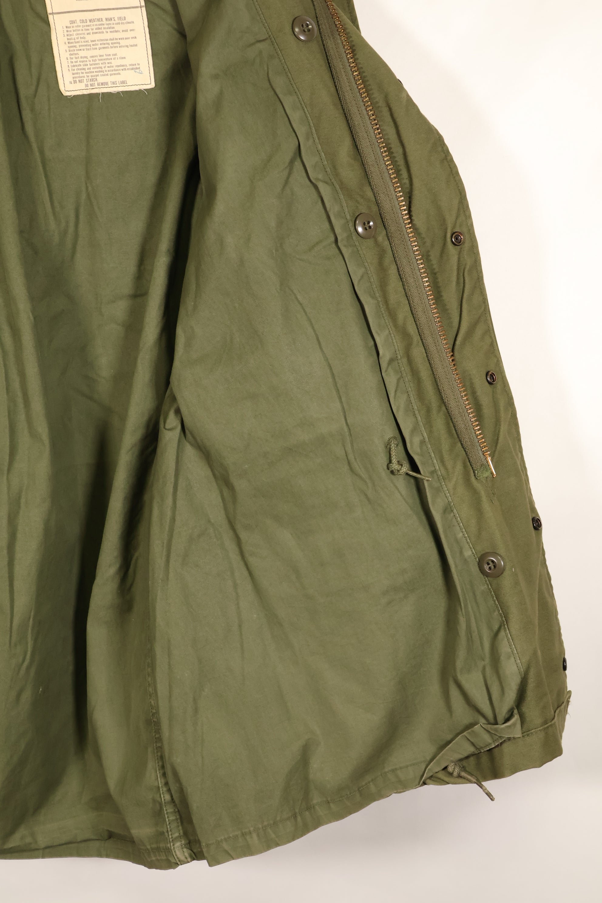 1975 Contract, S-R, U.S. Military, M65 Field Jacket, Good Condition, Jacket Only, Used