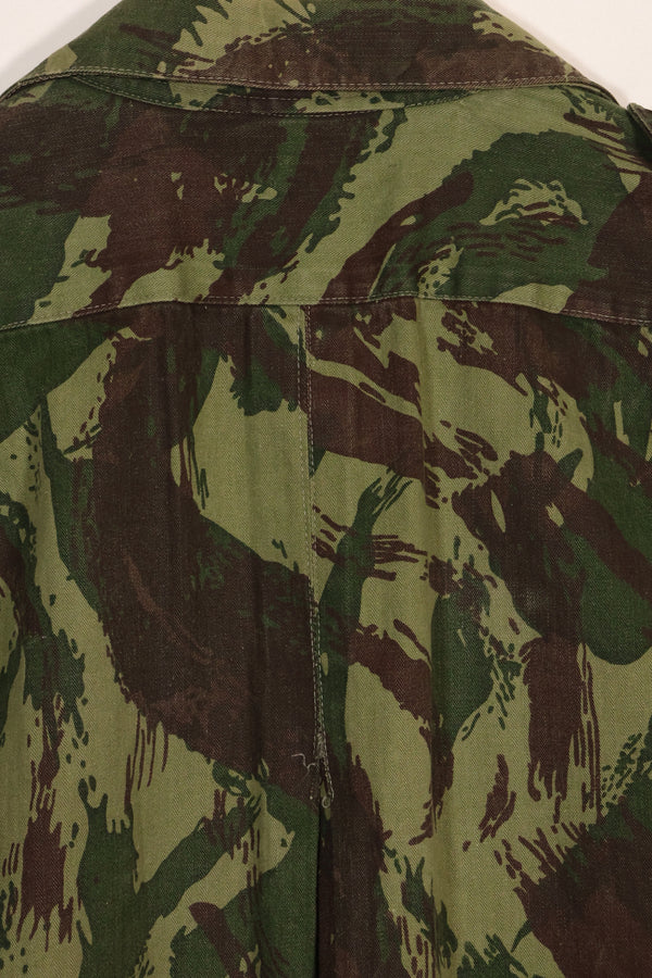 1960s-70s Portuguese Army Lizard Camouflage Combat Shirt, used.