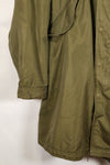 Early 1950s M51 Field Parka with fishtail wool pile liner, used.