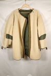 Early 1950s M51 Field Parka with fishtail wool pile liner, used.