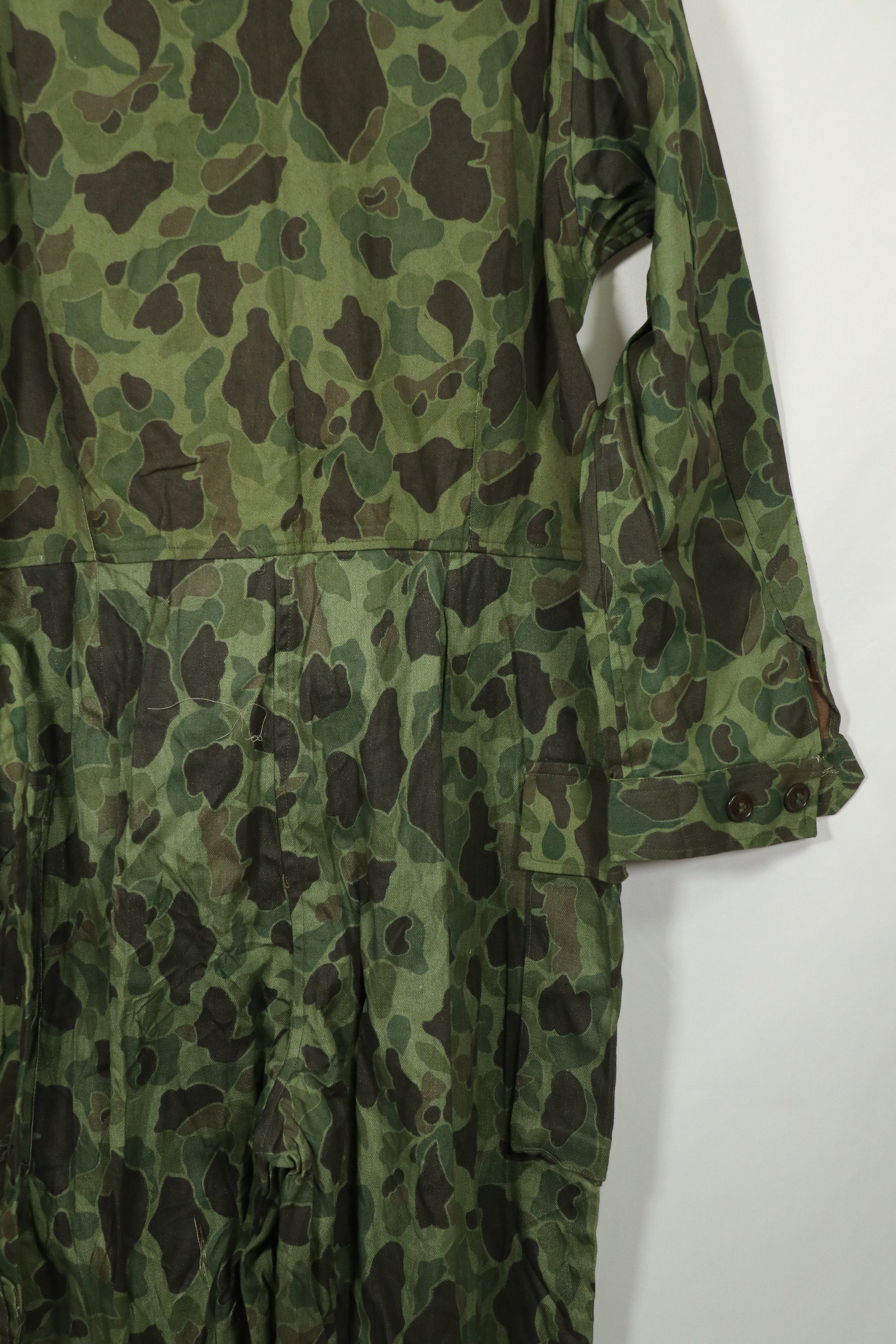 Real South Korean Army Duck Hunter Camouflage Coveralls, unused.