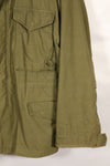 Early 1970's Estimated MEDIUM size 3rd Model M65 Field Jacket, size tag missing, used.