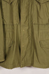 Early 1970's Estimated MEDIUM size 3rd Model M65 Field Jacket, size tag missing, used.