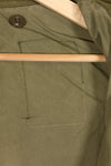 Early 1970's Estimated MEDIUM size 3rd Model M65 Field Jacket, size tag missing, used.