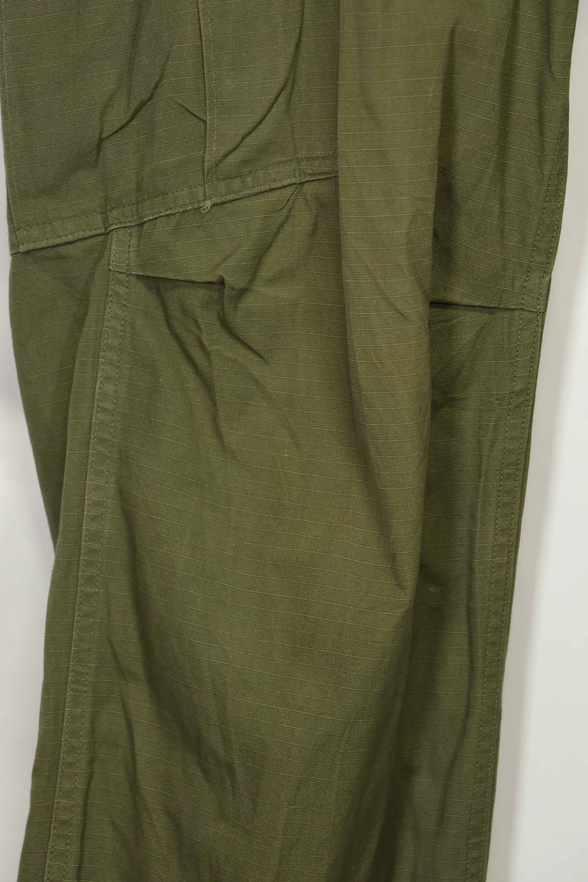 1969 Contract 4th Model Ripstop Jungle Fatigue Pants S-S Used