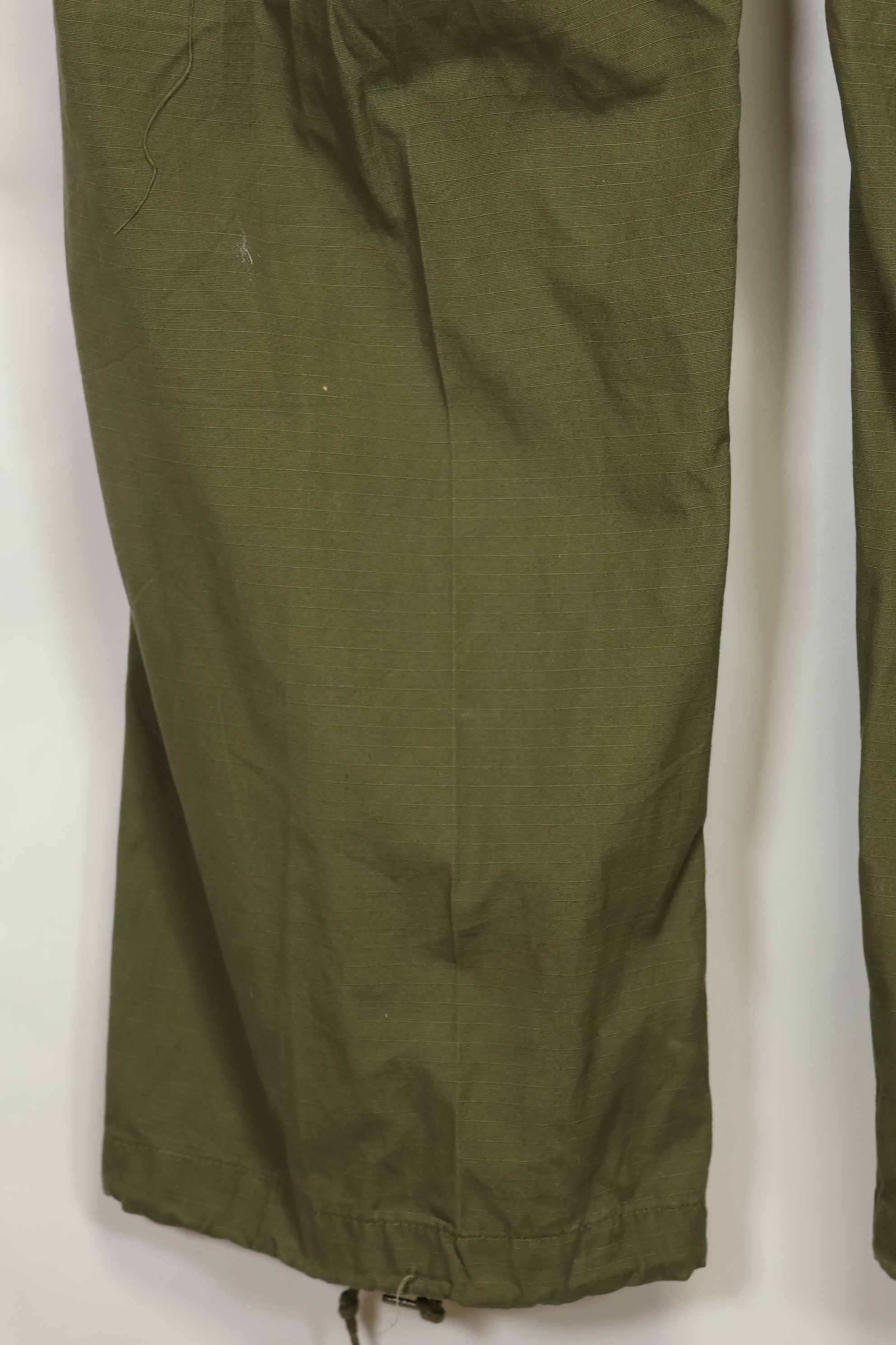 1969 Contract 4th Model Ripstop Jungle Fatigue Pants S-S Used