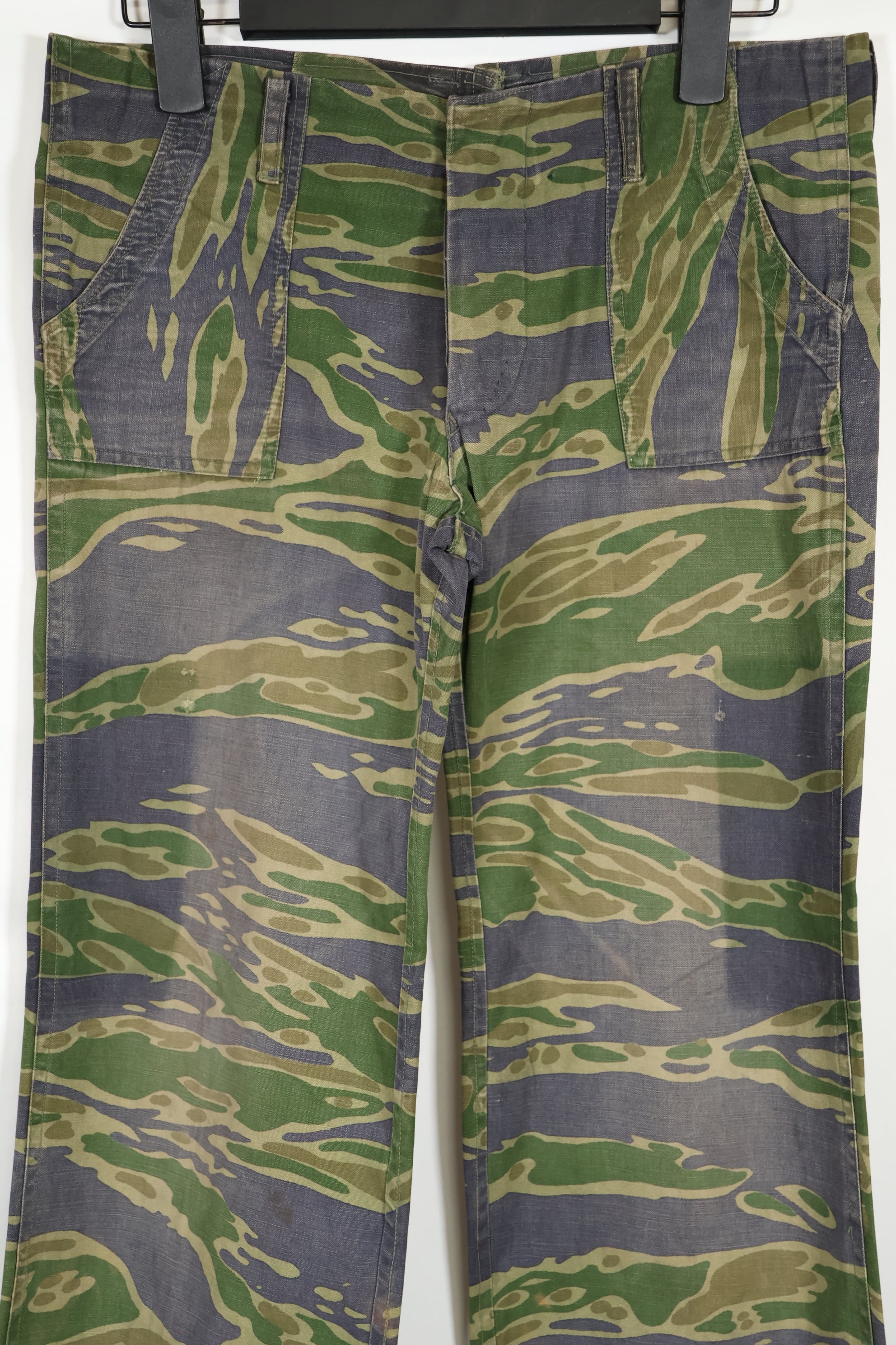 Real 1970s Late War Tiger Stripe Pants, used.