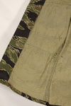 Real Okinawa Tiger Pattern Tiger Stripe Jungle Fatigue Jacket Used