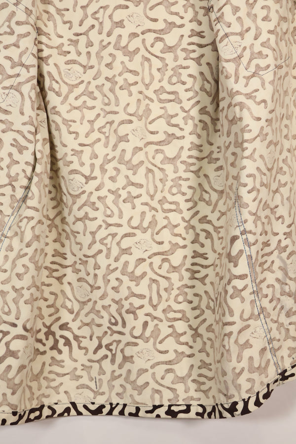 1980's Korean student camouflage clothing Hangul camouflage shirt, almost unused A