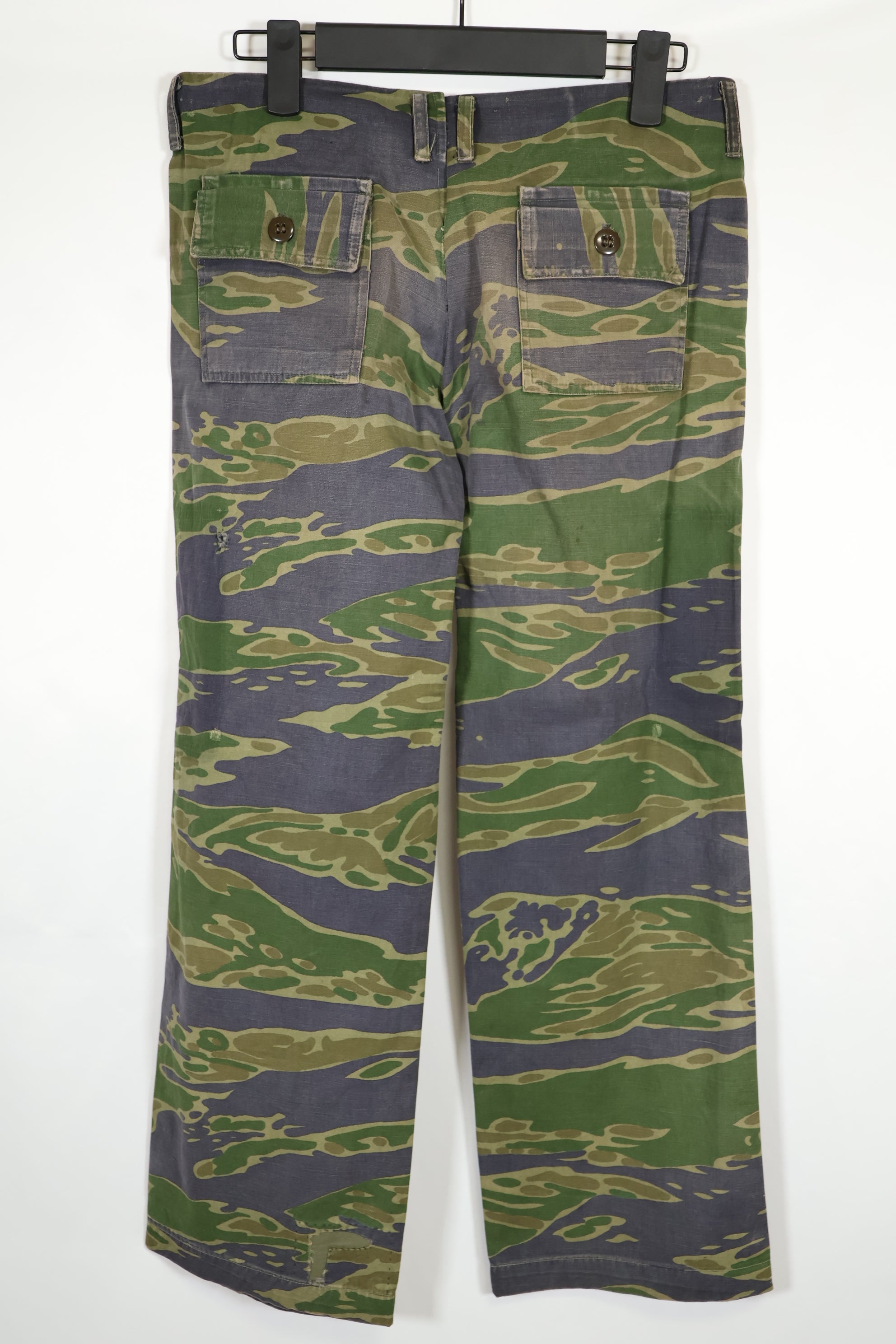 Real 1970s Late War Tiger Stripe Pants, used.