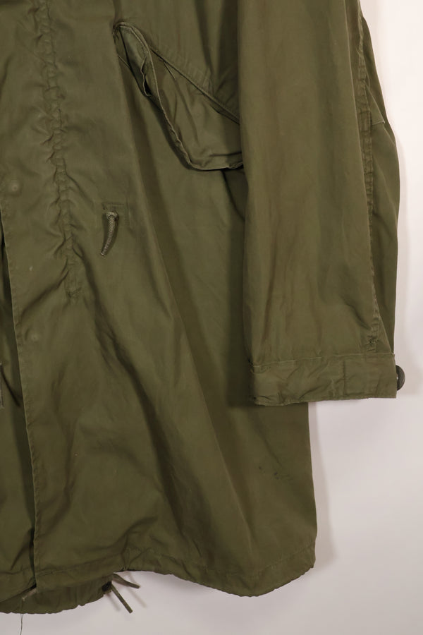 1977 Contract S-R U.S. Army M65 Field Parka, good condition, used.
