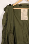 1977 Contract S-R U.S. Army M65 Field Parka, good condition, used.
