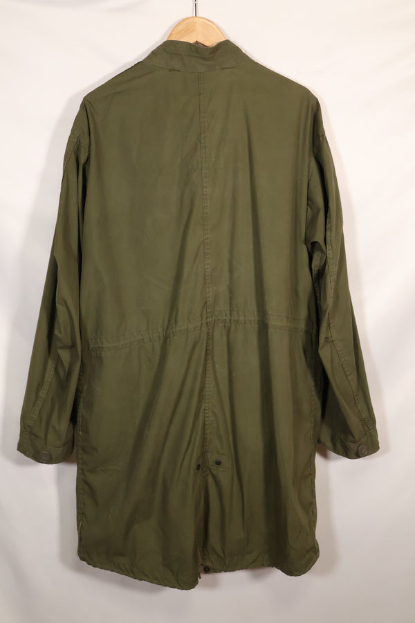 1977 Contract S-R U.S. Army M65 Field Parka, good condition, used.