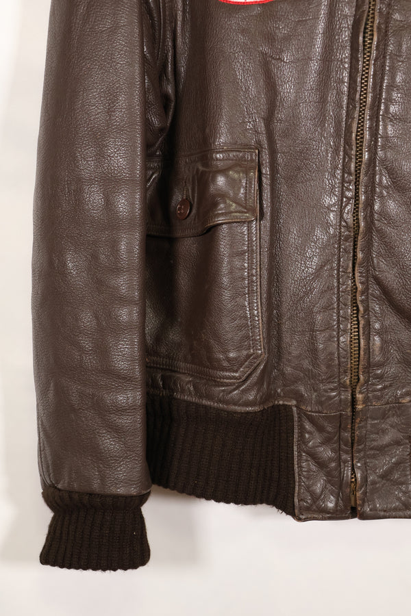 1970年代後半ロット　契約タグ欠損　G-1　インターメディエートゾーン　フライトジャケット　パッチ付き　中古品