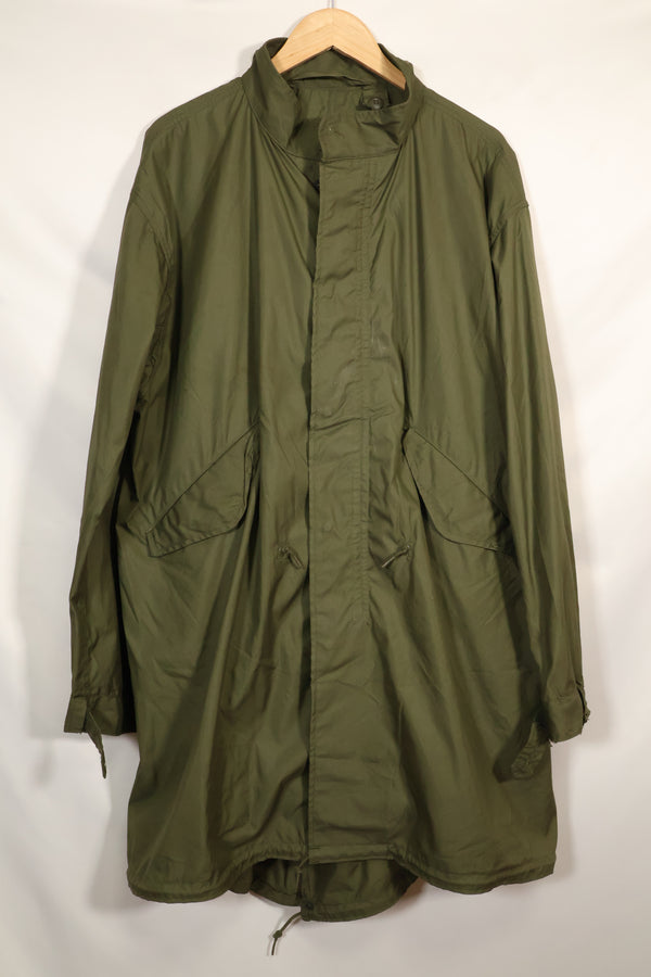 1970 Contract M-R Deadstock US Army M65 Field Parka, aluminum zipper, long term storage.
