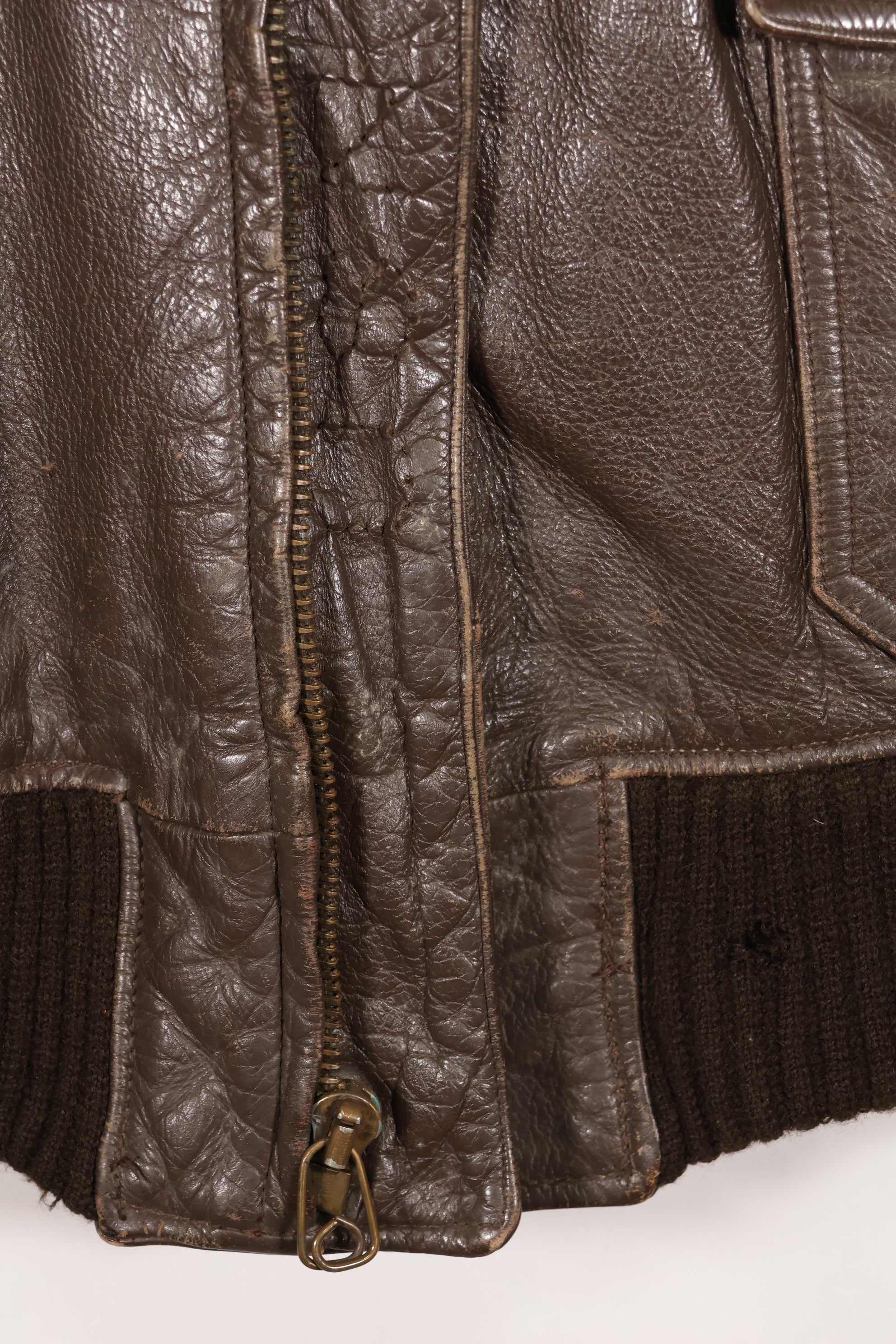 1970年代後半ロット　契約タグ欠損　G-1　インターメディエートゾーン　フライトジャケット　パッチ付き　中古品