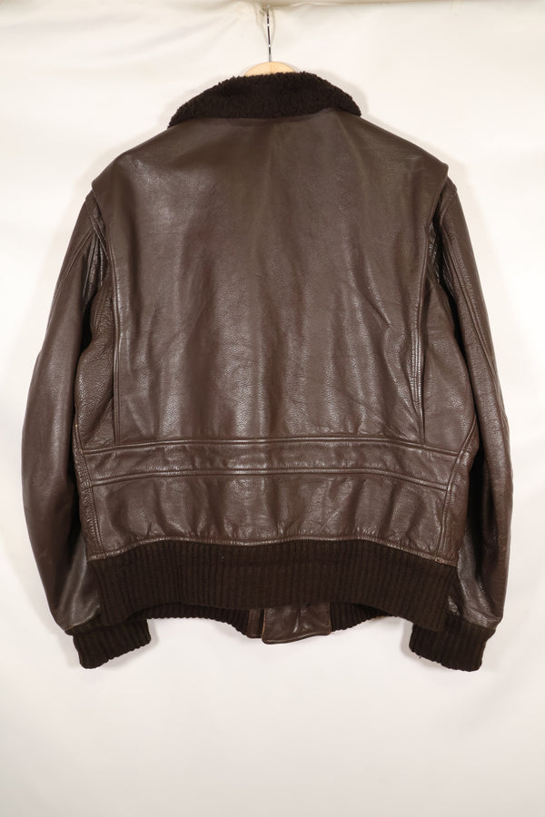 1970年代後半ロット　契約タグ欠損　G-1　インターメディエートゾーン　フライトジャケット　パッチ付き　中古品