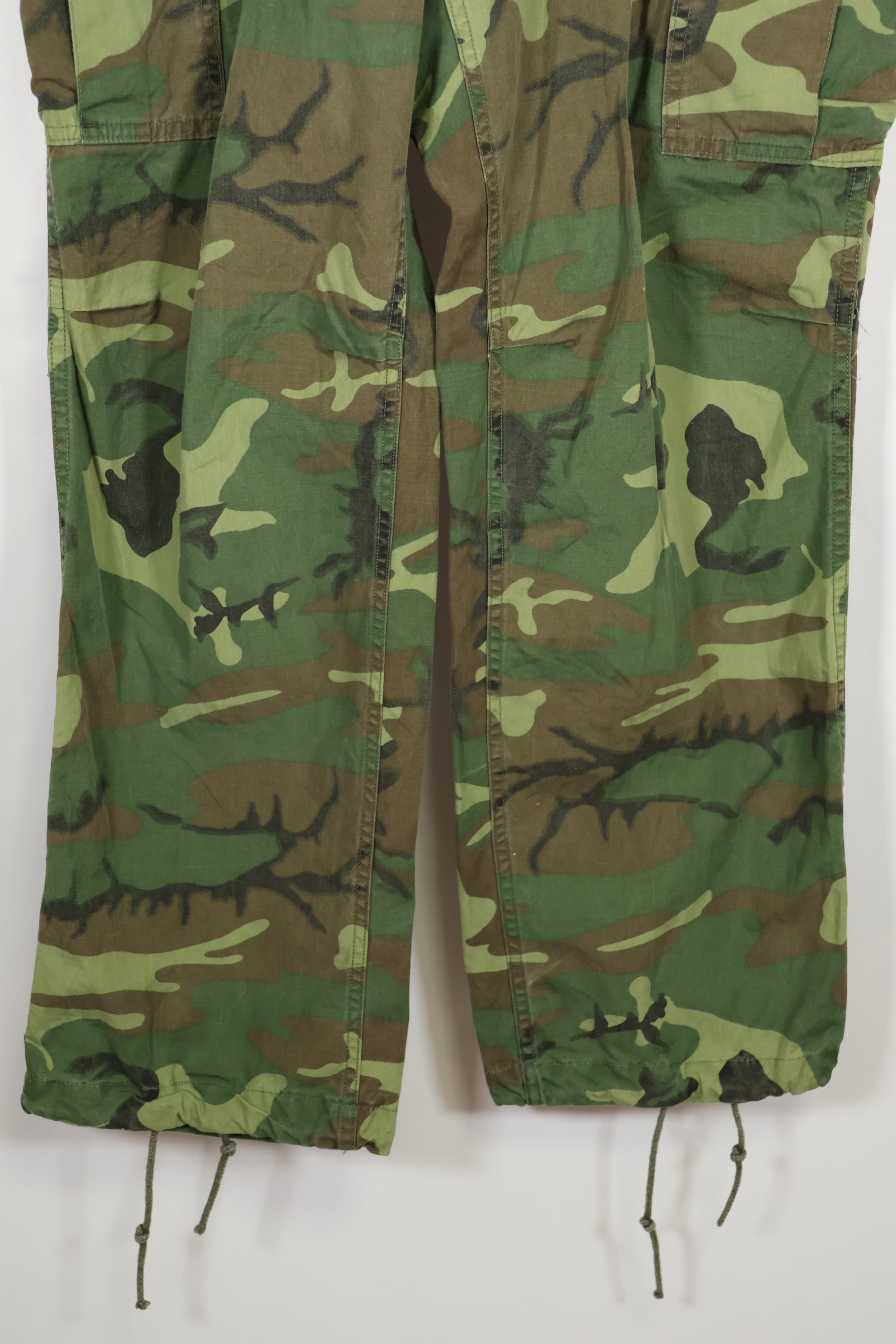 Real non ripstop US Army ERDL camouflage early pattern pants, used.