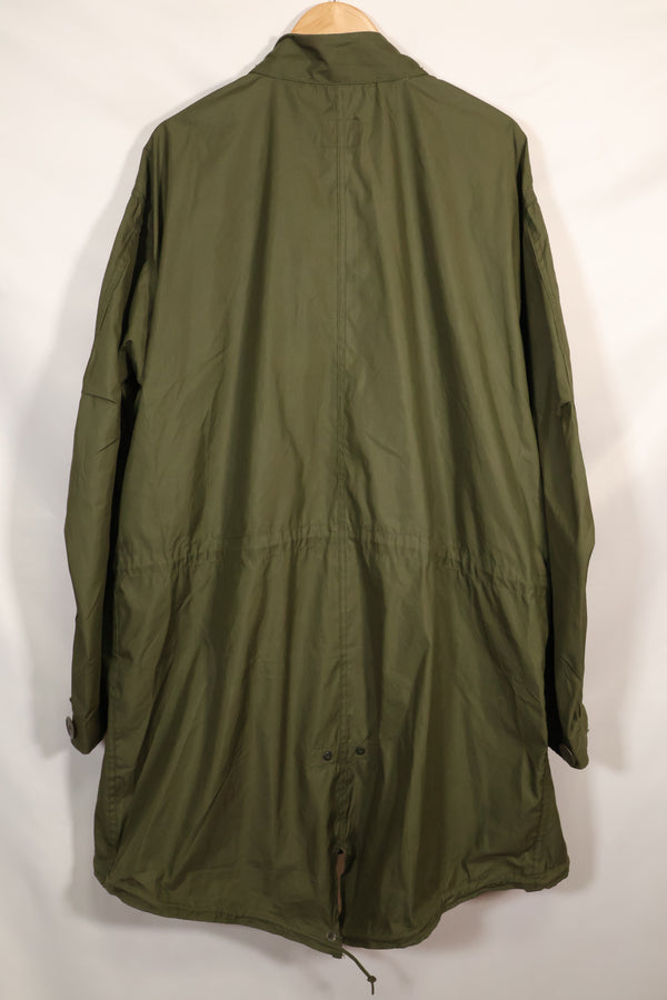 1970 Contract M-R Deadstock US Army M65 Field Parka, aluminum zipper, long term storage.