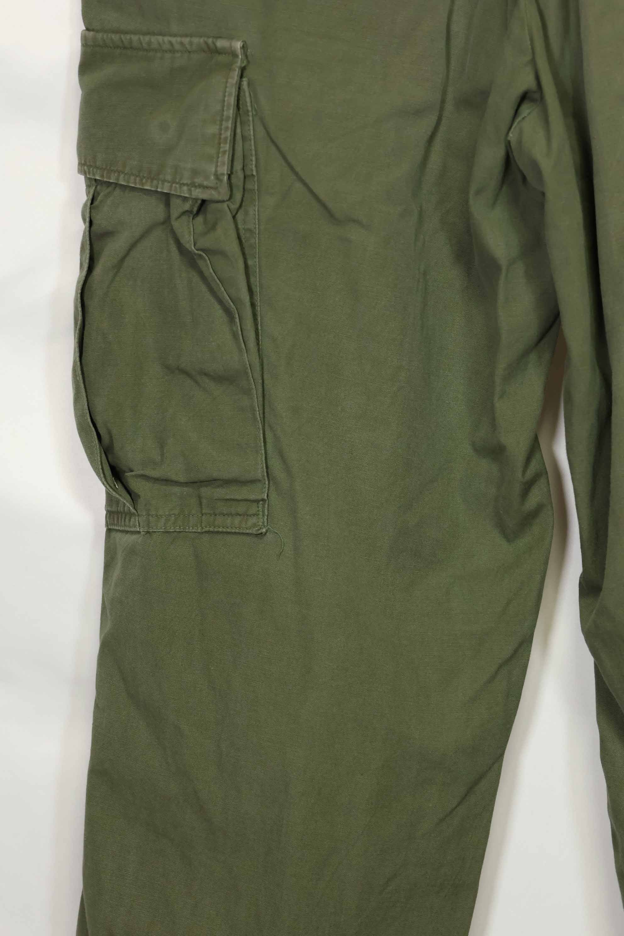 1967 Contract 3rd Model Non Ripstop Jungle Fatigue Pants S-R Used