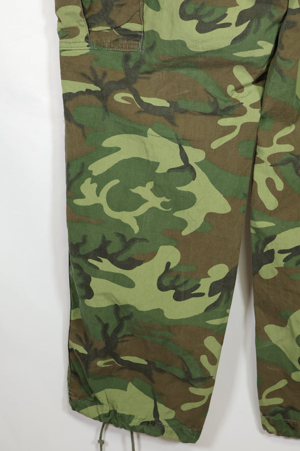 Real non ripstop US Army ERDL camouflage early pattern pants, used.