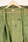 1968 Contract L-R Ripstop ERDL Camouflage Jungle Fatigue Jacket in good used condition