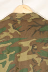 1968 Contract L-R Ripstop ERDL Camouflage Jungle Fatigue Jacket in good used condition