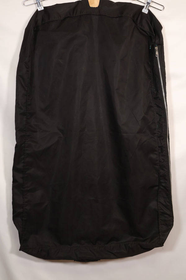 1960s privately procured fighter pilot flight jacket &amp; uniform suit bag, embroidered, used