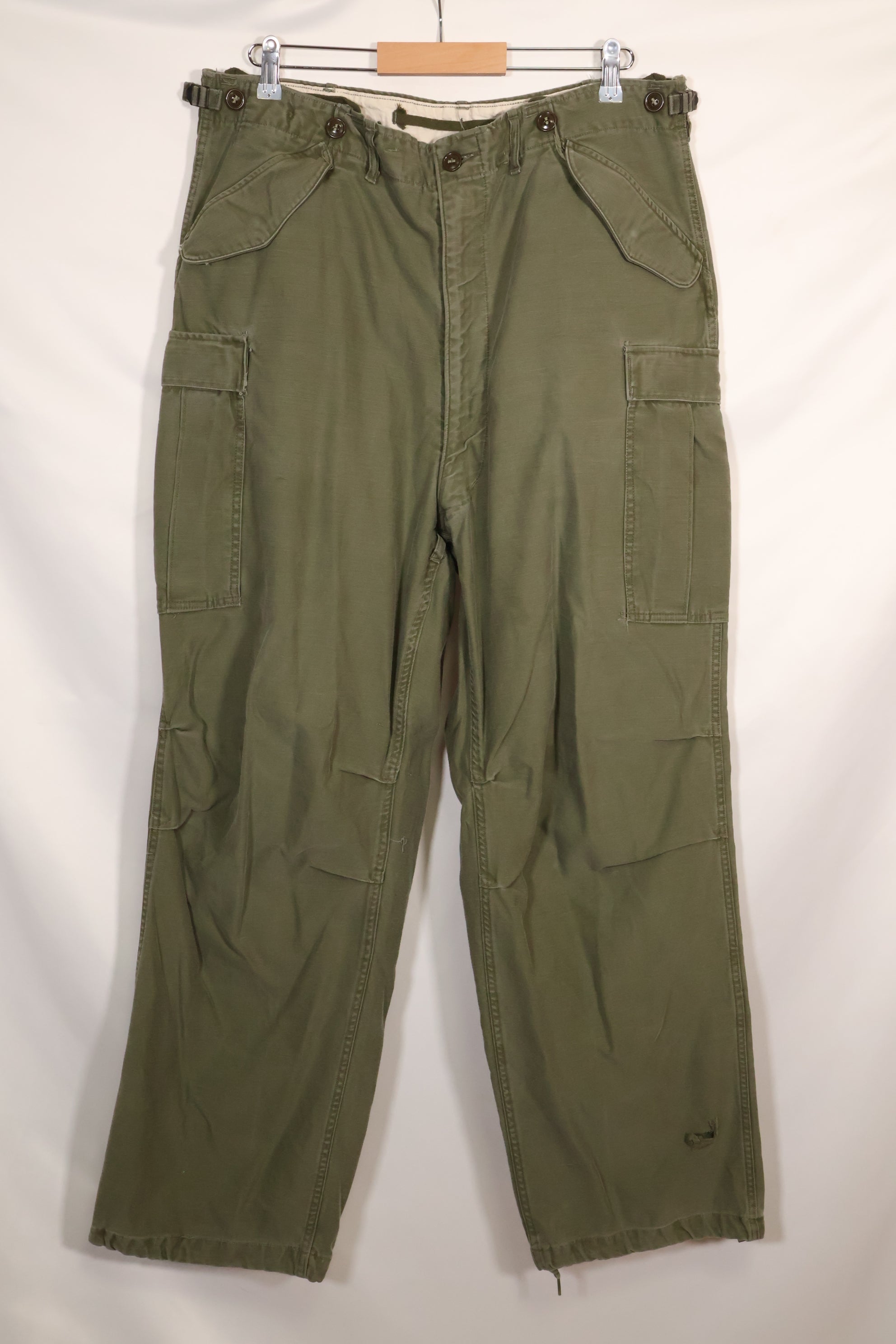 1952 Contract L-L US Army M-1951 Feed Pants, large size, used.