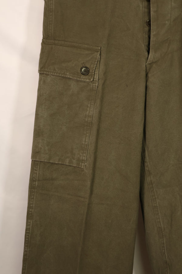 Real 1959 Dutch Army double face field pants in good condition.