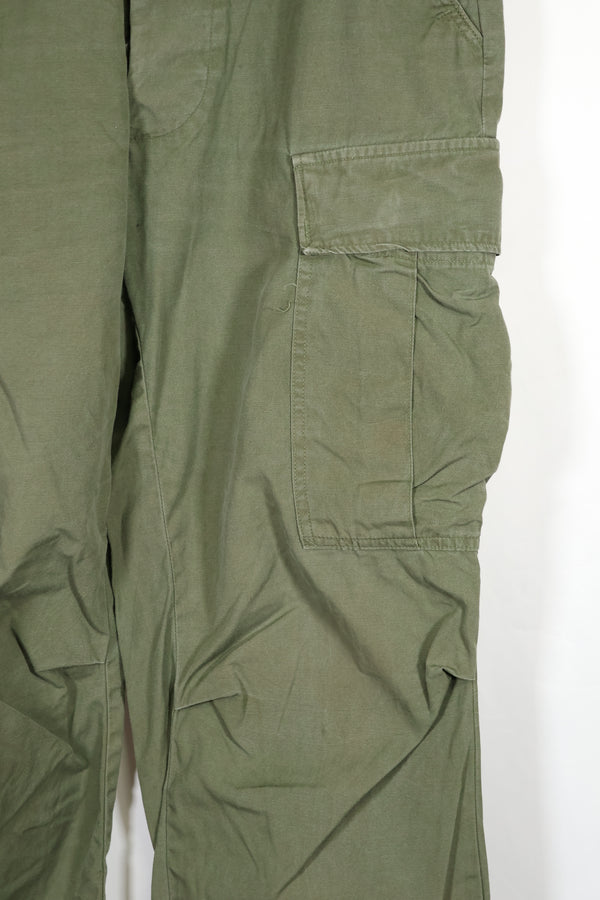 Real Non Ripstop Fabric 1967 3rd Model Jungle Fatigue Pants SMALL-REGULAR Used