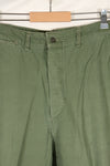 1960's lot, estimated 34 degrees USMC P-56 utility pants, used.