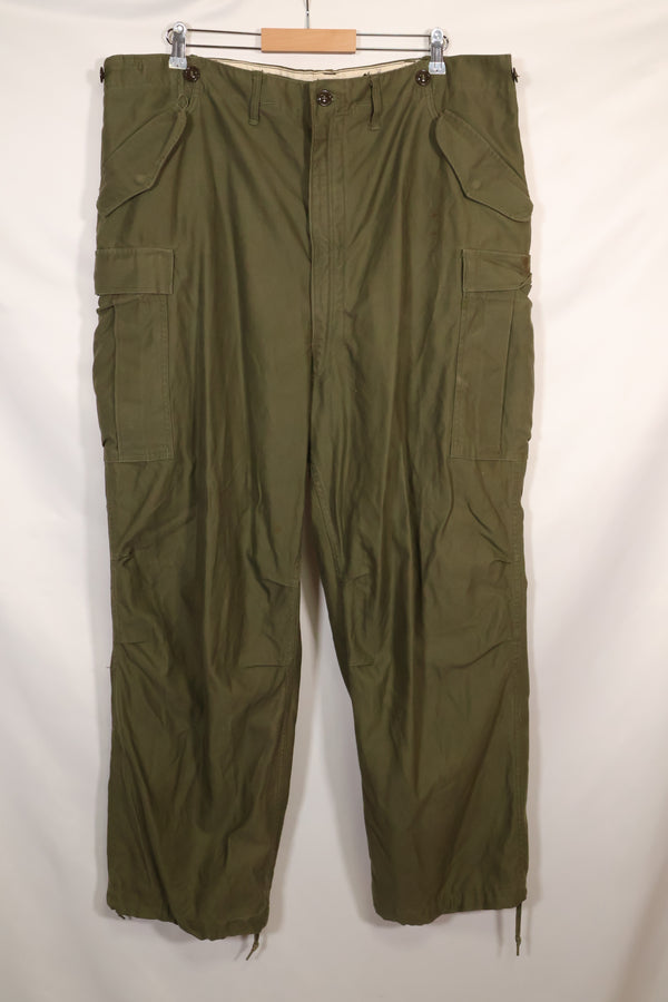 1953 Contract Large Size US Army M-1951 Field Pants Cargo Pants Used