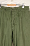 1960s lot, estimated 36 approx USMC P-56 utility pants, used.