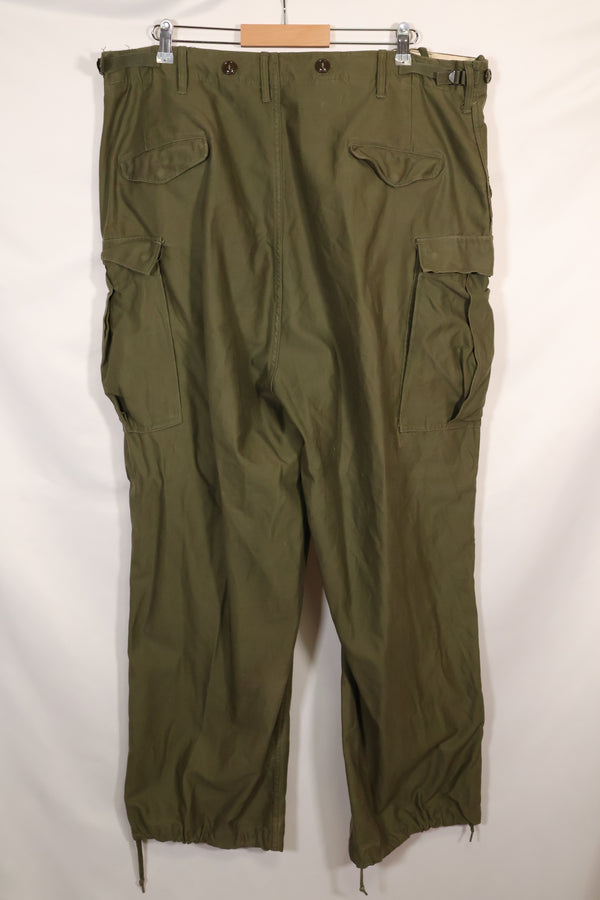 1953 Contract Large Size US Army M-1951 Field Pants Cargo Pants Used