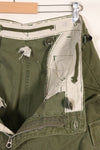 1960s-70s, estimated M-R U.S. Army M65 cotton field pants, used.