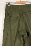 1968 Contract 32x31 US Army OG-107 Utility Pants Baker Pants Used
