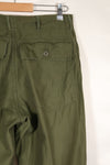 1968 Contract 32x31 US Army OG-107 Utility Pants Baker Pants Used
