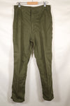 Late 1960s-70s lot, presumed PX item, 36 x 32 OG-107 utility pants, baker pants, used.