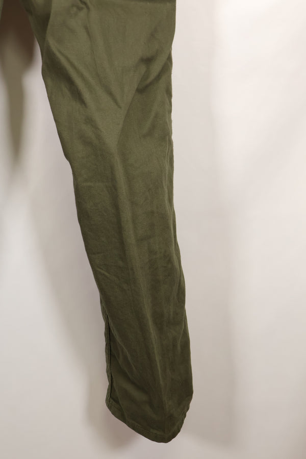Late 1960s-70s lot, presumed PX item, 36 x 32 OG-107 utility pants, baker pants, used.