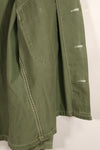 Real 1950s U.S. Army cotton utility shirt, used.