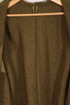 Real 1940s U.S. Army Mackinaw Coat Jeep Coat, used, patch later added.