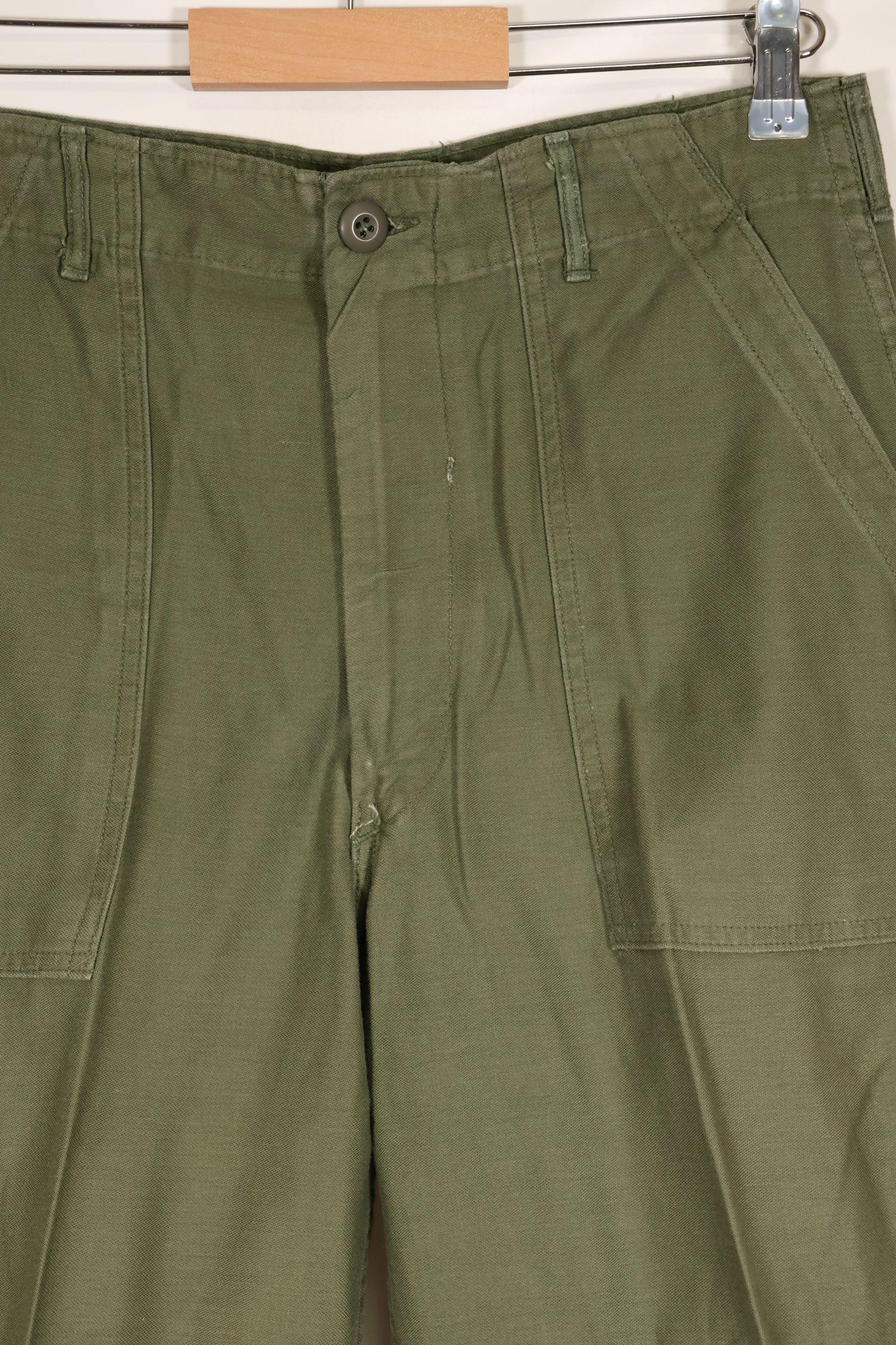 1968 Contract 32x 31 US Army OG-107 Utility Pants Baker Pants Used B