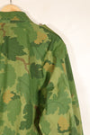 Authentic Fabric, Post-War Production, Authentic Mitchell Camouflage, Made from Shelter Half Fabric, 1st Model Jungle Fatigue Jacket, Used