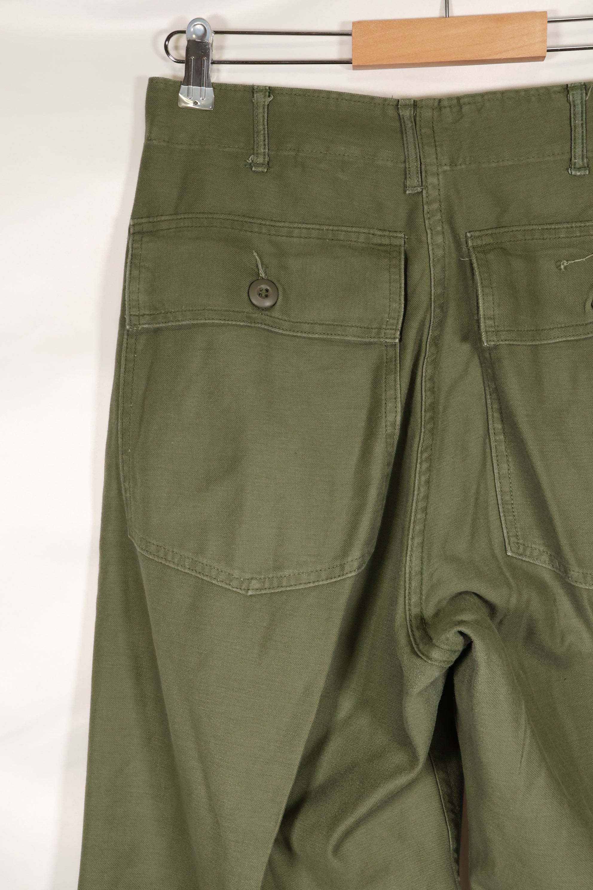 1968 Contract 32x 31 US Army OG-107 Utility Pants Baker Pants Used B